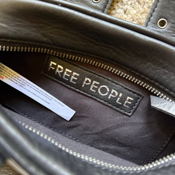 Free People Say Yes Bag NWOT Black - Picture 6 of 6